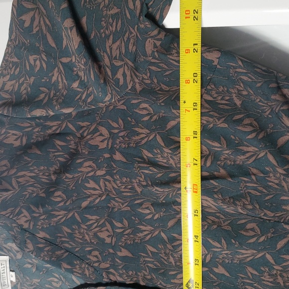 SweetSalt Jumpsuit Size 10 Womens Green Taupe Button Zip Down Scandinavian - Picture 15 of 16